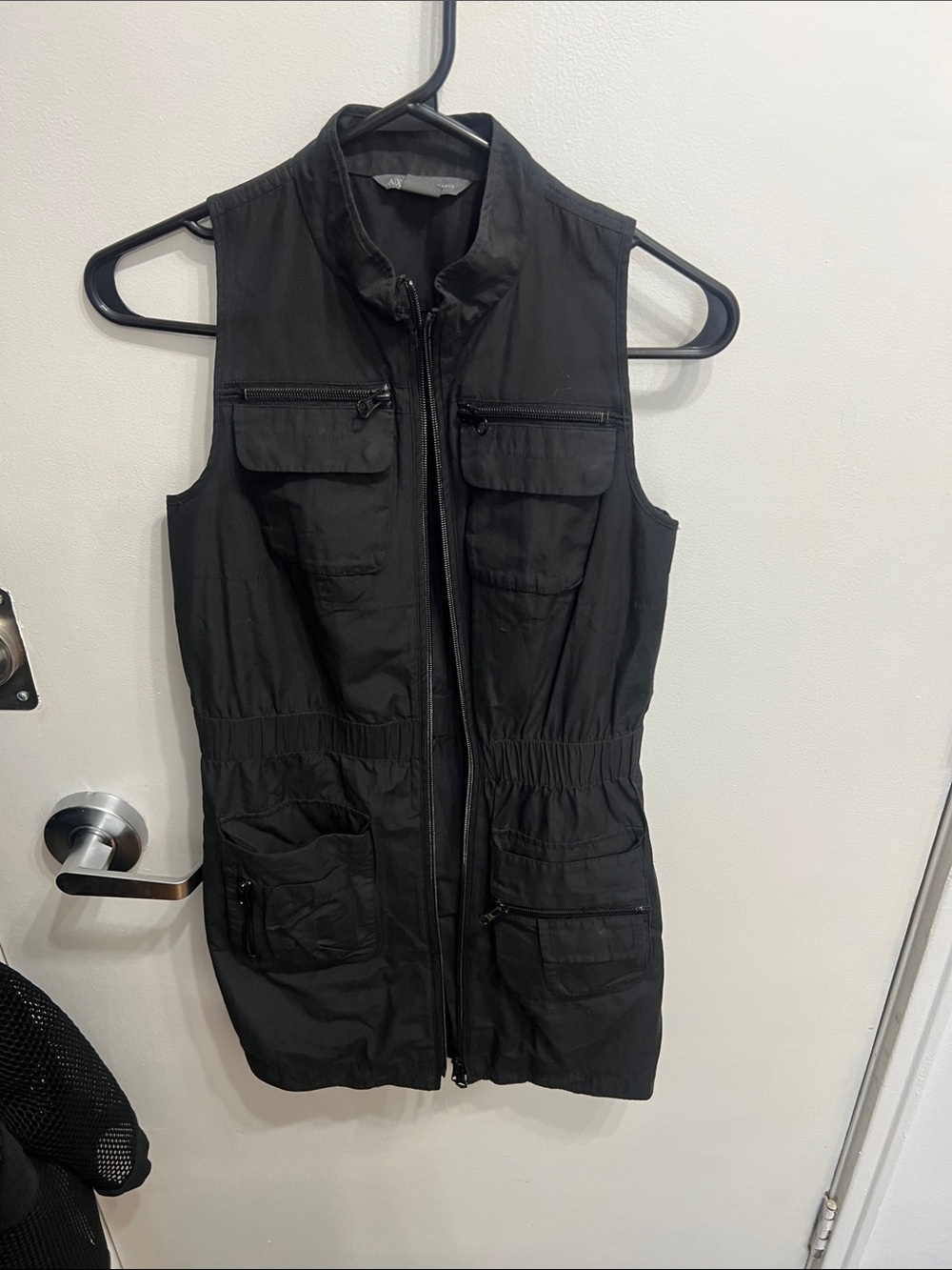 A/X Armani Exchange Black Logo Tag